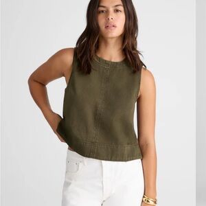 Madewell Boxy Shell Top in Garment Dye